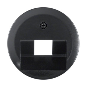 140701 - 1930/Glas - insb. RJ45 einfach, schwarz HAGER EAN:4011334237235