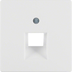 14076089 - Q.x - espelho RJ45 simples, branco HAGER EAN:4011334321774