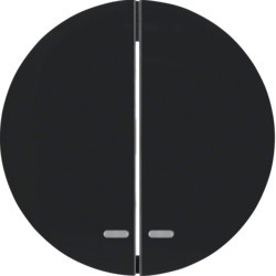 16272045 - R.1/R.3 - Double key w/display, black Hager EAN: 4011334371533