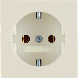 17198982 - S.1/B.X - ESPCH. Schuko mit obtur., Hager ean creme: 4011334437161