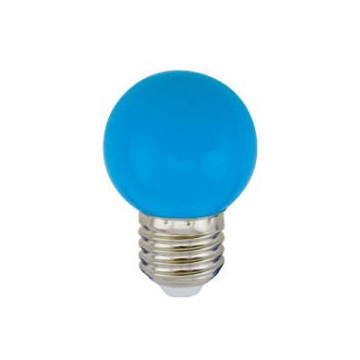 200605005 - bombilla LED decorativo G45 1W E27 azul