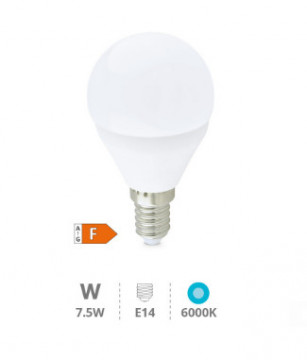 200690020 - 8433373054097Lâmpada LED esférico 7,5W E14 6000K