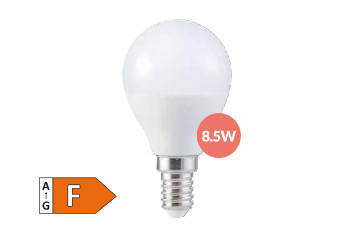 200690044 - 8433373056947Lâmpada LED esférica 8,5W E14 6000K