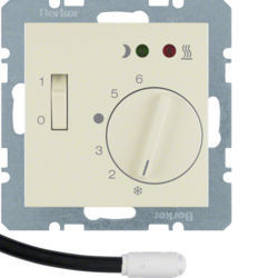 20348982 - S.1/B.x - término. piso c/ON/Apagado, crema HAGER Ean:4011334310013
