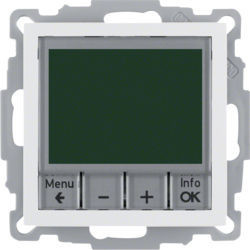 20448989 - S.1/B.x - termostato programable, blanco HAGER Ean:4011334354703