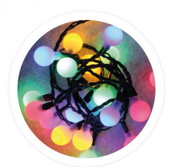 204600014 - 8433373064485LED-Lampengirlande 4M 8 Funktionen RGB