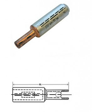 293600 - Conector de crimpagem Al-CU 50/70/35 1uni