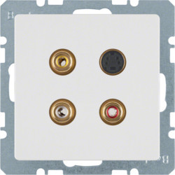 3315326089 - q.x - 3xrca take+s -video, weiße Hager EAN: 4011334341574