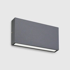38673 - Aplique de parede 2 x 5W 1190lm andracite CCT3 IP54