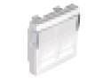 45971 SBM MÓDULO DUPLO P/CONETORES RJ45 - 2 Emocionante BR MATE 5603011626808