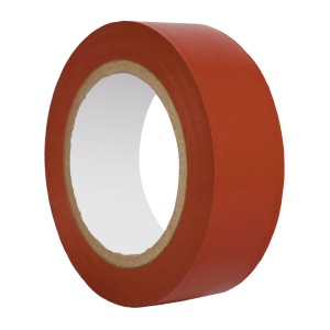 502025004 - Fita isolante elétrica PVC 20M Castanho - 10u retrátil