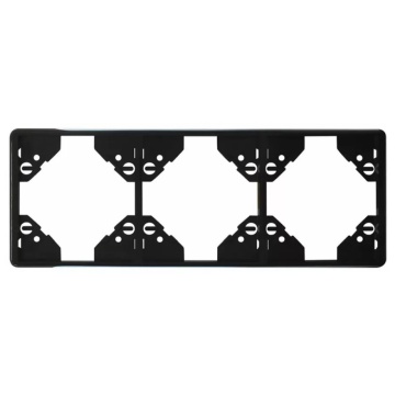50931 PMS ESPELHO TRIPLO HORIZONTAL PRETO MATE 5603011628970