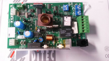 670R - Carte électronique 70r pour Globe7, line60 (1Motor 24 VCC, radio 433 MHz Code de roulement)