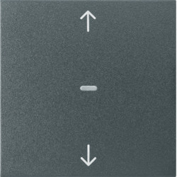 80961285 - Cubrir BP Knx S/B 1T c/BCU, flechas, Antr HAGER Ean:4011334482123