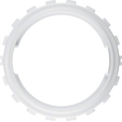 8183602 - Integro - 6mm fixation rim, white Hager Ean: 4011334168171