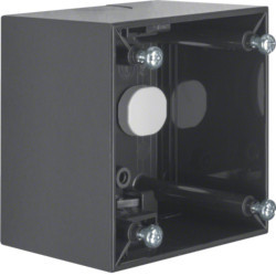 911512505 - Integro - Cx. surface x1, anthracite Hager EAN: 4011334239543