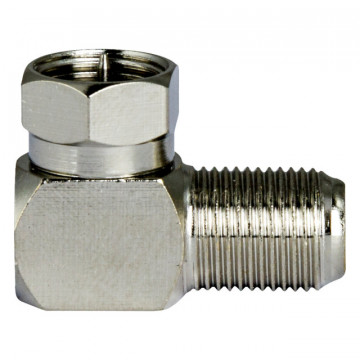 Adaptateur angulaire "f" mâle - "f" femelle, boîte en plastique