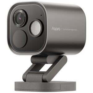 Aqara Câmara Hub G5 Pro (WiFi) - Câmara 4MP / Visão noturna a cores - Gateway Zigbee 3.0, Thread, Bluetooth - Compatibilidade Matter - Deteção facial e de gestos com IA - Compatível com Apple Homekit, Google, Alexa