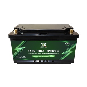 Bateria Idealakku IA-Series LiFePO4 12V 150Ah para autocaravanas, com sistema de gestão de baterias inteligente (Smart-BMS), Bluetooth e aquecimento.