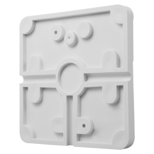 Boîte de connexion de la boîte de support rigide - apte à usage extérieur - permet au câble de passer à l'intérieur - en plastique
