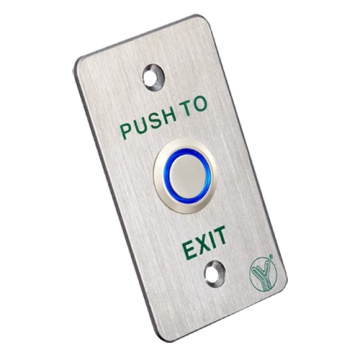 Bouton d'impulsion d'ouverture du port LED - Utilisation professionnelle - 100 000 utilisations testées - NO / NC / COM | Ensemble intégré ou de surface - Dimensions 86 (a) x 50 (l) x 31 (p) - en acier inoxydable