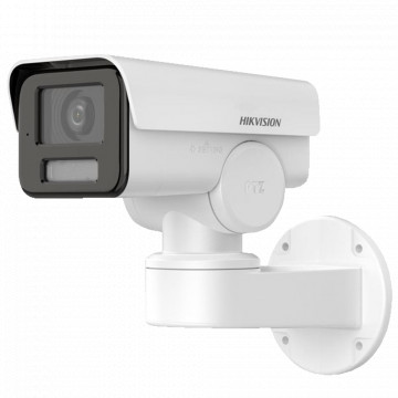 Bullet Hikvision IP Chamber - Gama Value - 4 MP | Lens de 2,8 mm | Panoramique et pente - Lumière blanche 30 m | WDR 120 dB | ColorVu - Poe | H.265 + | IP66 | Détection de mouvement 2.0 [% var%] - Web, logiciel CMS, smartphone et NVR