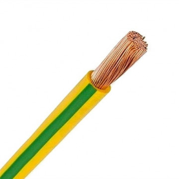 CABLE H07V-K [FV] 6 VERDE/AMARELO (FLEXÍVEL)