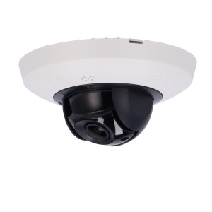 Câmara Dome IP - Resolução 5 Mpx (2880x1620) - Lente 2.8 mm | IR 10m. Compatível com ONVIF. - Microfone e altifalante integrados - IA: Classificação de humano e veículo - PoE (IEEE802.3af)