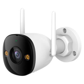 Câmara fixa Bullet 3 5MP - WiFi 6 - 2.8 mm / IV 30 + Full Color - Áudio bidirecional / Sirene - IMOU SENSE humanos e veículos - Apto para exterior / IP67