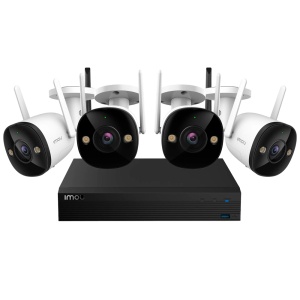 Cámara Wifi Inmo 2 Megapíxel - Color Noche Visión / Destello discurso - Lente 2.8 mm - IR 30 m - Detección inteligente de humanos - Audio bidireccional - Apto a Exterior IP67