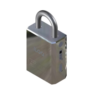 Candado inteligente S5 - Apertura con llave física - Sin necesidad de batería (alimentado con llave) - Viga: 8 (Ø) x 25 (Al) mm - Fabricado en cromo pulido - Interior IP21