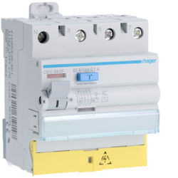 CEC863F - int. Diff. 3p+n 63a 100 mA AC mit Hager Ean Beries: 3250611619147
