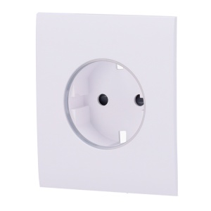 Central Lid for Base Form Type F - Compatible with AJ -Outletcore -Basic - Protection against dust, splashes, objects - no consumption control - no remote control - white color