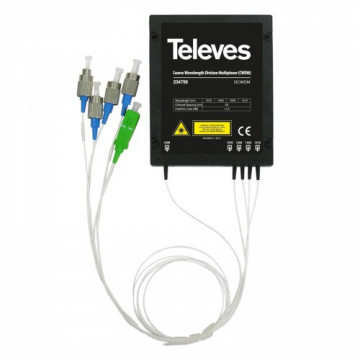 Componente CWDM Multiplexor / Consternación Óptico 1e/4s "FC/PC": 1510/1530/1550/1570nm