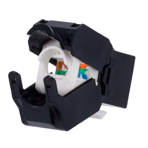 Connecteur de câble UTP - Connecteur de sortie RJ45 - Catégorie compatible UTP 6A - Installation facile sans outils - perte minimale