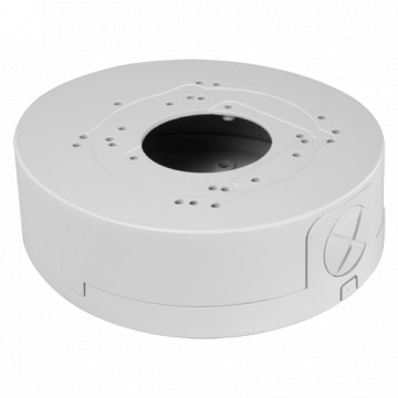 Connection Box - For Dome Chambers - Apt for use abroad - ceiling or wall installation - cable dowel - white color