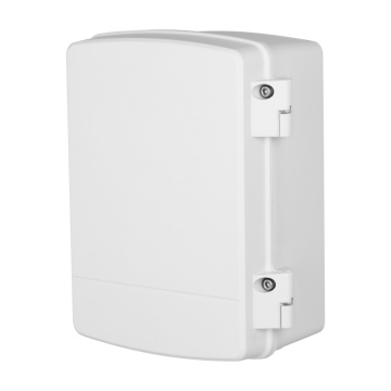 Connection Box - For Motorized Motor Cameras - Apt for Outdoor IP66 Use - Made of Aluminum Alloy and SECC - 297.2 mm (AL) x 248 mm (LG) x 130.7 mm (FD) - Pass -passengers | White