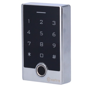 Control de acceso autónomo - Acceso poner imprimir digital, tarjeta EM, Alfiler e Aplicación - Salida de relé e botón pulsador - Wiegand 26 e Wifi | Control de veces - Tuya Elegante Aplicación a gestión remoto e apertura - Adaptar a exterior IP68