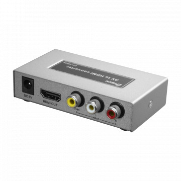 Convertidor AV a HDMI - 1 Prohibido AV - 1 salida HDMI - Resolución de salida 1080p - Resolución da Prohibido de video CAMARADA/NTSC - Prohibido de audio estéreo