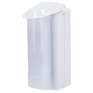 DERVI ENTERPOINT POWER SACHING DETEREUR - Prêt à intégrer le transitor de troisième partie - Double PIR et micro-micro (24 GHz) - Détection 15 m / Antimasée / animaux de compagnie immunisés - 2 batteries CR123A Batteries - Utilisation extérieure IP