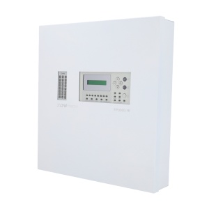 DMTECH - Central de incêndios convencional de 32 zonas - 20 saídas configuráveis integradas - Ecrã LCD 2x16 símbolos + Teclado de controlo
