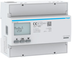 ECR310D - Central Measurement 3F 125A 6M MODBUS MID HAGER EAN: 3250612231461