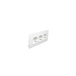 EFAPEL - 45242CBR TRIPLA Tom Schuko Mod w/Obt L75 - 6 BRINHO MOB - 5603011580308