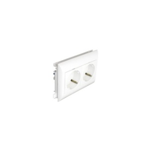 EFAPEL - 45262CVM Double école Prise avec Schuko avec Ort L75 - 4 Mod Red - 5603011075781