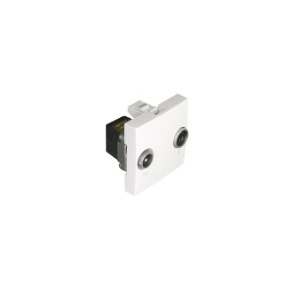 EFAPEL - 45533SPM R -TV PLAQUE STOR - 2 Black Cates Mate - 5603011616847