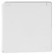 EFAPEL - 50634TMF SCHUKO CENTER W/COVER AND OBTUR (IP44) Ivory - 5603011067090