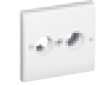 EFAPEL - 50685 TBM C. Tom. Multibrand R -TV 2 Mate White Sorties - 5603011629779