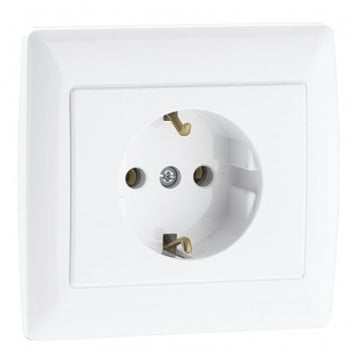 EFAPEL - 70135CBR TOMADA SCHUKO MONOBLOCO BRANCA - 5603011070809