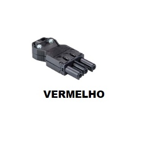 EFAPEL - 83151VM FAST CONNECTOR 2P+T FEMALE FOR RED CABLING - 5603011647094