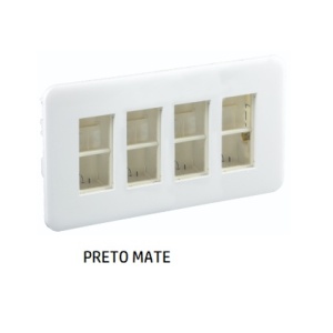 EFAPEL - 83403SPM POSTO DE TRABALHO DE EMBEBER 4X4 MÓD PT MATE - 5603011644000